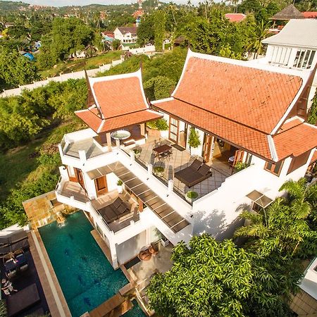 Villa Melitta, Pool, Beach, 360-Seaviews, 6-Bed Thai Luxury On Best Location In Samui Банг-Рак Экстерьер фото