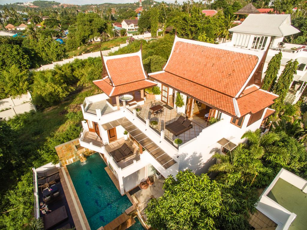 Villa Melitta, Pool, Beach, 360-Seaviews, 6-Bed Thai Luxury On Best Location In Samui Банг-Рак Экстерьер фото