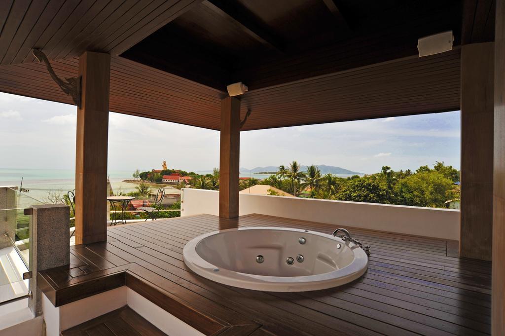 Villa Melitta, Pool, Beach, 360-Seaviews, 6-Bed Thai Luxury On Best Location In Samui Банг-Рак Экстерьер фото